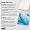 Crackled Blush | 2026 6 x 7.75 Inch 18 Months Weekly Desk Planner | Foil Stamped Cover | July 2025 - December 2026